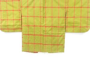 アンティーク　格子織り出し本場大島紬羽織